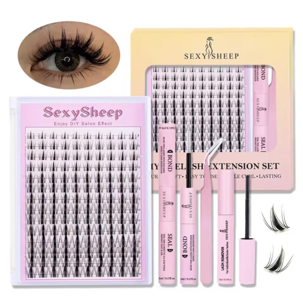 Накладні пучкові вії в стилі АНІМЕ від ТМ Sexy Sheep